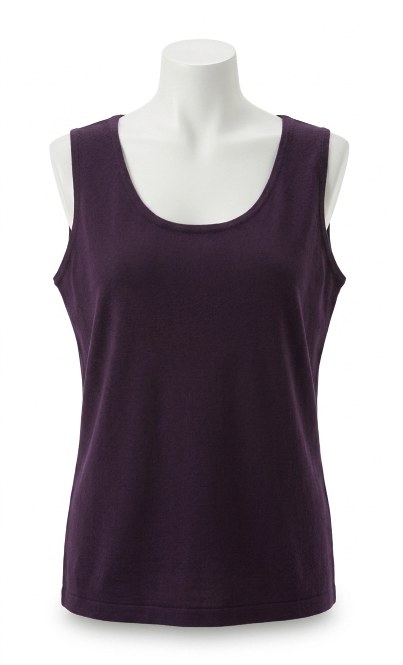 NEW ANGEL bra friendly tank top in plum